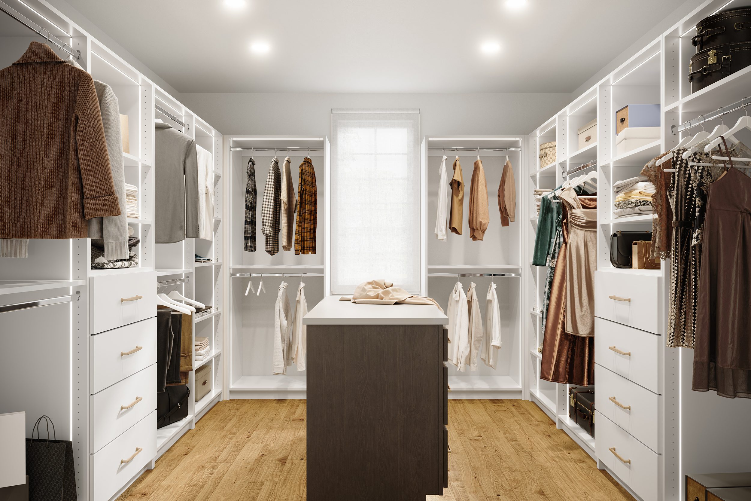 NorthPoint closet system and hardware